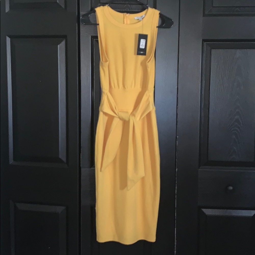 Fashion nova ‘tied to the drama’ Ribbed midi dress